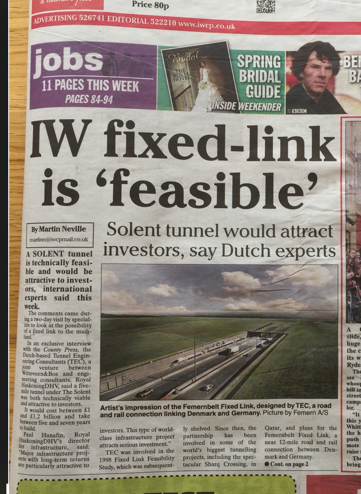 IOW Fixed Link is feasible