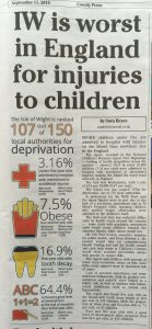IOW worst for children injuries